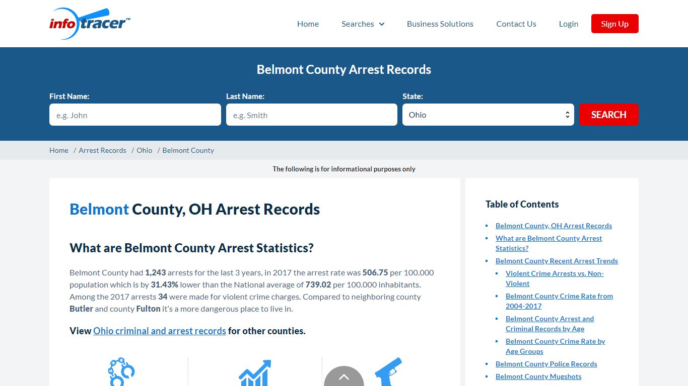 Belmont County, OH Arrests, Mugshots & Jail Records - InfoTracer